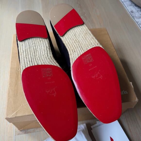 Christian Louboutin Alentown Flat Veau Velours Purple Suede EU 46 Mens main image 11